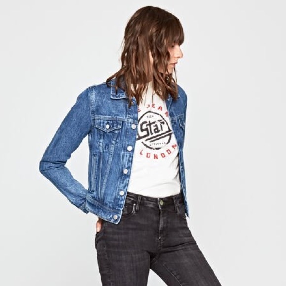 denim jacket pepe jeans